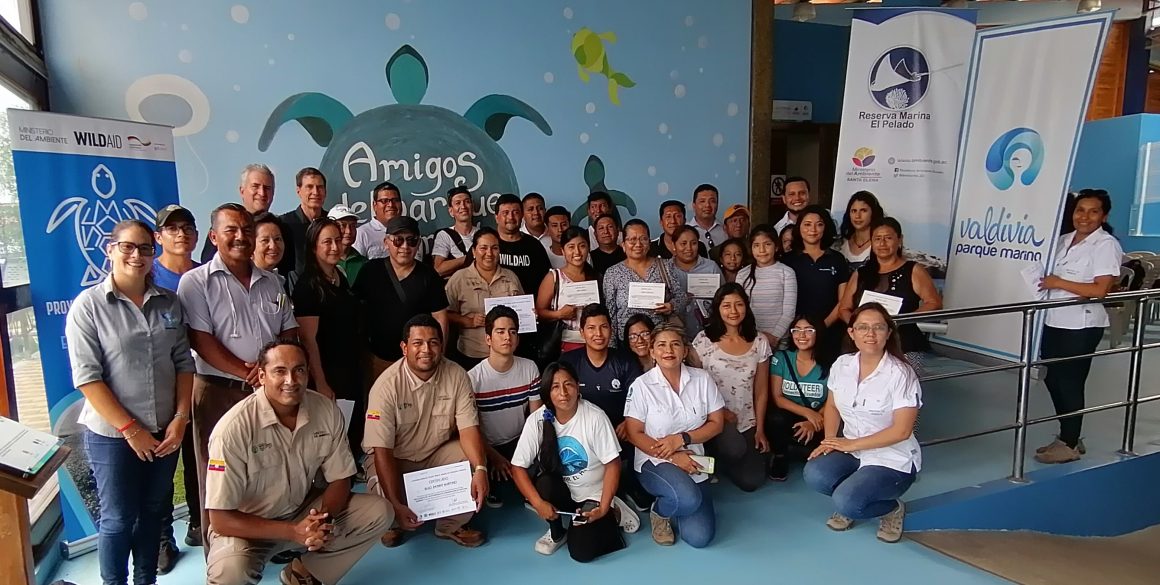 LA RESERVA MARINA EL PELADO COMPARTE LOS ESFUERZOS DE CONSERVACIÓN DE TORTUGAS MARINAS EN LA PROVINCIA DE SANTA ELENA CON EL APOYO DE WILDAID Y GIZ