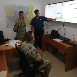 WhatsApp Image 2024-02-29 at 17.02.22 Continúan capacitaciones al personal de la Armada Nacional en el uso de la plataforma de monitoreo satelital de embarcaciones THEMIS